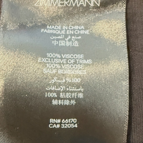 ZIMMERMANN ILLUSTRATION BODYSUIT SIZE 0 - Picture 5 of 10